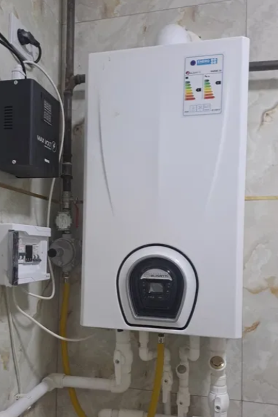 Установка котла